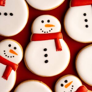 Sablé décoré Bonhomme de neige