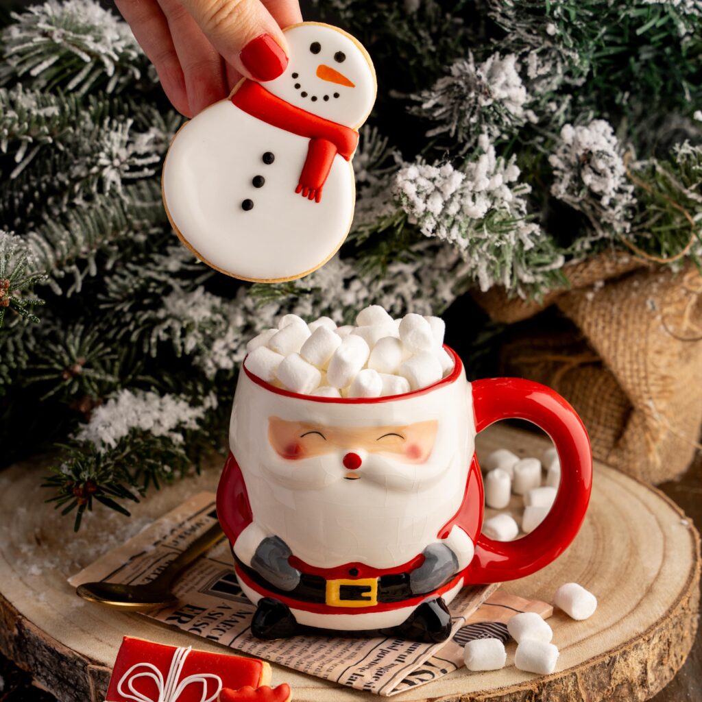 Sablé décore bonhomme de neige